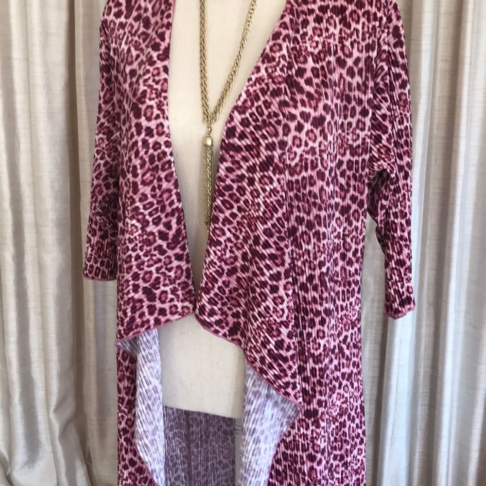 💗🤎 NWOT LuLaRoe leopard print Shirley size S - Picture 2 of 5